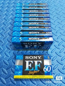 索尼SONY EF60一类带全新未拆录音空白磁带卡带 复读机录音机卡座