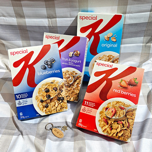 (国现)加拿大进口kelloggs Special K水果干燕麦片低脂早餐即食