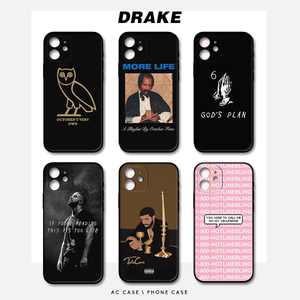 Drake公鸭说唱rap嘻哈适用于iPhonex苹果8plus欧美ovo手机壳米华