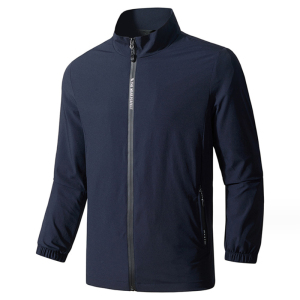 新款高尔夫风衣男装纯色弹力长袖外套秋冬golf服装男休闲运动夹克