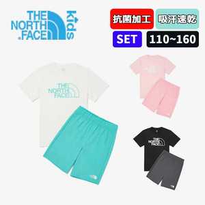 THE NORTH FACE/北面 儿童速干短袖T恤+运动休闲短裤套装 韩国