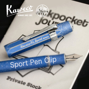 德国进口kaweco书写配件Sport运动系列专用金属复古笔夹现代笔夹