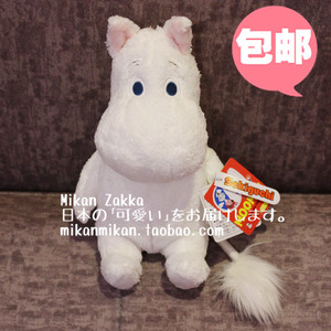 现货日本采购moomin正版姆明亚美抱枕公仔姆明一族玩偶毛绒玩具