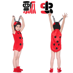 七星瓢虫衣服演出服儿童昆虫服装夏天幼儿园话剧舞蹈小蜻蜓表演服