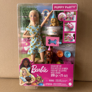 芭比狗狗骑行套装CLD94宠物商店GRG90女孩过家家角色扮演娃娃玩具