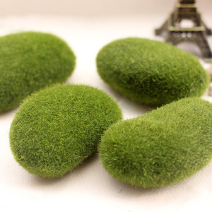 仿真头泡沫青苔拍摄道具假绿色植毛石头草皮绿植物墙材料