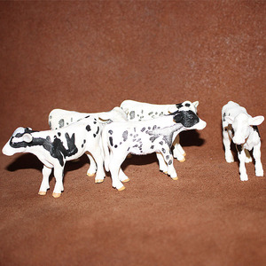 思乐schleich 仿真农场动物模型玩具沙具摆件 小牛白模 DIY上色