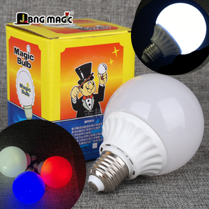 灯泡自亮 磁控灯泡 魔术道具 LED灯变色 教学 科学实验 开关原理