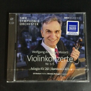 SWR19113CD 莫扎特 小提琴协奏曲 shaham沙汉姆 2CD 现货