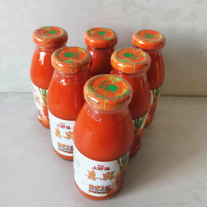 衡水特产上好佳喜奥胡萝卜汁无添加胡萝卜汁250ML*6瓶果蔬汁