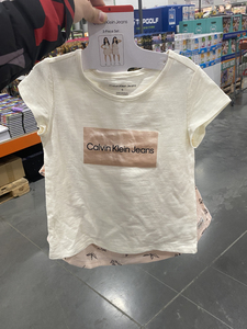 Calvin Klein Jeans/CK 童装夏季印花LOGO短袖T恤短裤三件套装