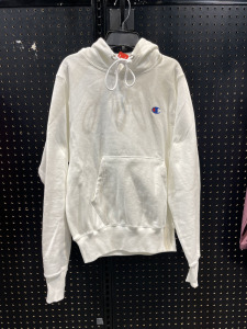 CHAMPION/冠军 男女同款春秋款内加绒刺绣LOGO袋鼠兜连帽卫衣