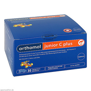 德国直邮 奥适宝Orthomol 儿童增强体质混合水果味营养素颗粒30包