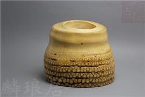 竹根雕刻笔筒茶具筒手工制作老料满竹钉竹雕竹制品摆件香道瓶香具