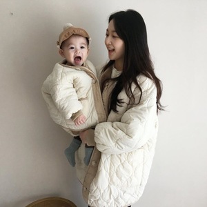 韩国新款ins儿童棉衣男女宝宝外套冬季婴童外出服亲子棉服