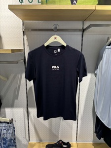 FILA斐乐男士2024夏季新款针织短袖衫运动休闲舒适T桖A11M421120