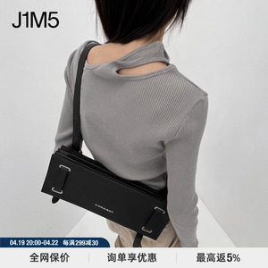 J1M5买手店 Y/PROJECT 手风琴包手提斜挎包真皮百搭设计师品牌女