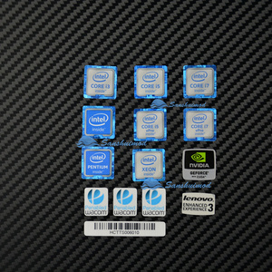电脑性能标识 Intel酷睿六代CPU i3 i5 i7 标贴 显卡贴纸机箱LOGO
