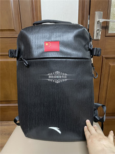 ANTA安踏赞助国家队高档漆皮双肩背包运动电脑书包192120153R-2