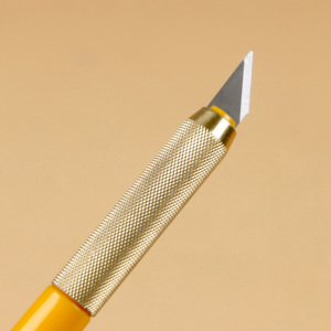 日本OLFA AK-1美工刻刀笔刀雕刻刀橡皮章玉米棒宽口美国土手办
