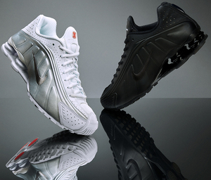 Nike Shox R4 黑魂气柱缓震男女低帮户外运动跑步鞋2024年新款