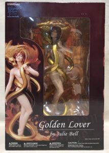 Julie Bell 幻想原画集 画廊系列 Golden Lover金色爱人 手办日版