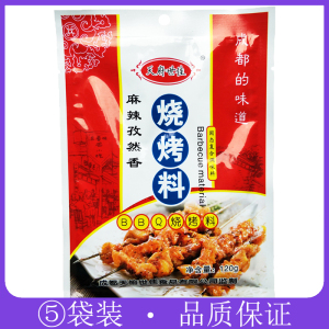 天府世佳烧烤料120g*5袋 BBQ铁板烤肉串麻辣孜然家用香辣腌肉调料