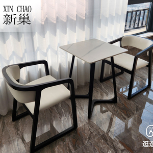 北欧阳台小桌椅三件套网红简约现代茶几家用小圆桌休闲茶桌椅组合