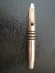 A1805民国金属壳美国派克PARKER金笔钢笔，朝战时期的战利品很重