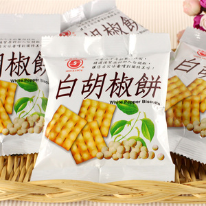 台湾零食香薄脆日香白胡椒冬笋豌豆山葵葱烧饼干5种口味20包包邮