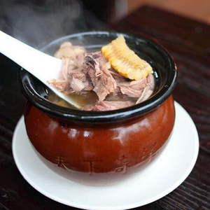传统老式汤罐瓦罐带盖小罐子江西煨汤瓦罐陶瓷土瓦罐子汤盅商用