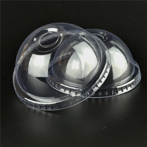 拱盖 透明球形盖 奶茶杯盖 双皮奶盖子 半球盖 冰激凌杯盖90/95mm