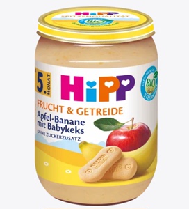 德国 Hipp喜宝 有机苹果香蕉饼干泥190克 5个月