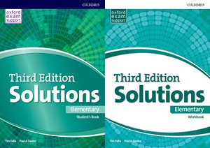 第三版牛津 Solutions Elementary 学生书和练习册套装 带在线码