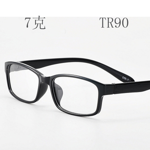 小框TR90超轻近视眼镜架男女平光时尚不压鼻子不夹脸防辐射眼镜潮