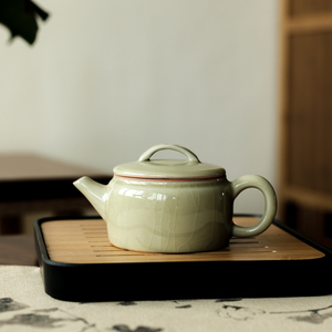 小土选物 大口汉瓦壶陶瓷茶壶家用复古单壶带过滤泡茶壶功夫茶具