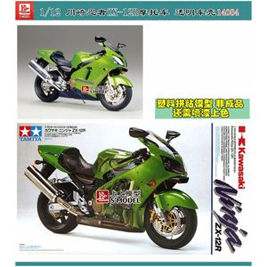 上上 田宫 14084 1/12 川崎忍者ZX-12R摩托车 透明绿车壳 模型