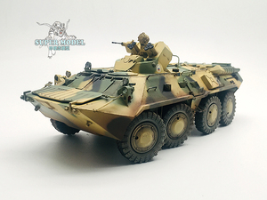 修模志模型代工 红星3560 1/35俄BTR-80A重型轮式装甲车