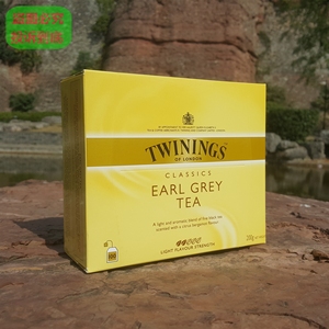 Twinings Earl Grey Tea川宁英国豪门伯爵红茶100片袋泡茶200克g