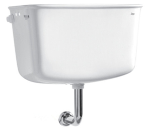 HCG和成卫浴高位挂墙水箱S41T陶瓷拉绳高水箱蹲便器蹲坑蹲式马桶