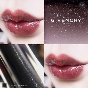 特价现货日柜Givenchy/纪梵希禁忌之吻漆光唇蜜 唇彩黑色变色唇釉