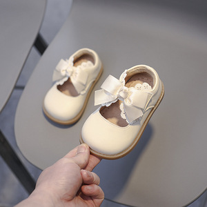 婴儿公主鞋软底洛丽塔两岁女宝宝春款鞋子女童玛丽珍鞋方口小皮鞋