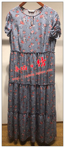 国内代购 渔牌FGEB0076 印花连衣裙 吊牌价2176元