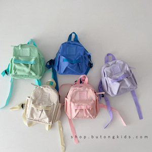 韩国定制儿童轻便背包幼儿园小书包包包零钱包简约出游旅行双肩包