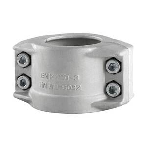 DIN2817铝合金安全管夹AL软管管夹两片式锻造夹箍两半扣