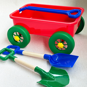 儿童大号沙滩玩具套装宝宝海边戏水玩沙挖沙土小推车拉车铲子工具