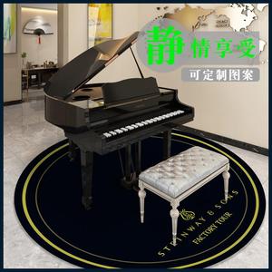 钢琴地毯专用吸音隔音地垫家用消音三角钢琴电子音乐钢琴凳可定制