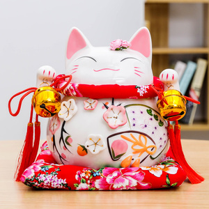 招财猫存钱罐 陶瓷超大号韩国男女孩生日礼物 创意可爱儿童储蓄罐