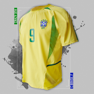 巴西国家队2002韩日世界杯主客场双层球员版盒装顺丰包邮罗纳尔多