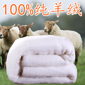 正品环宇鑫100%纯羊绒被加厚纯羊毛被冬被保暖被胎单双人学生被芯